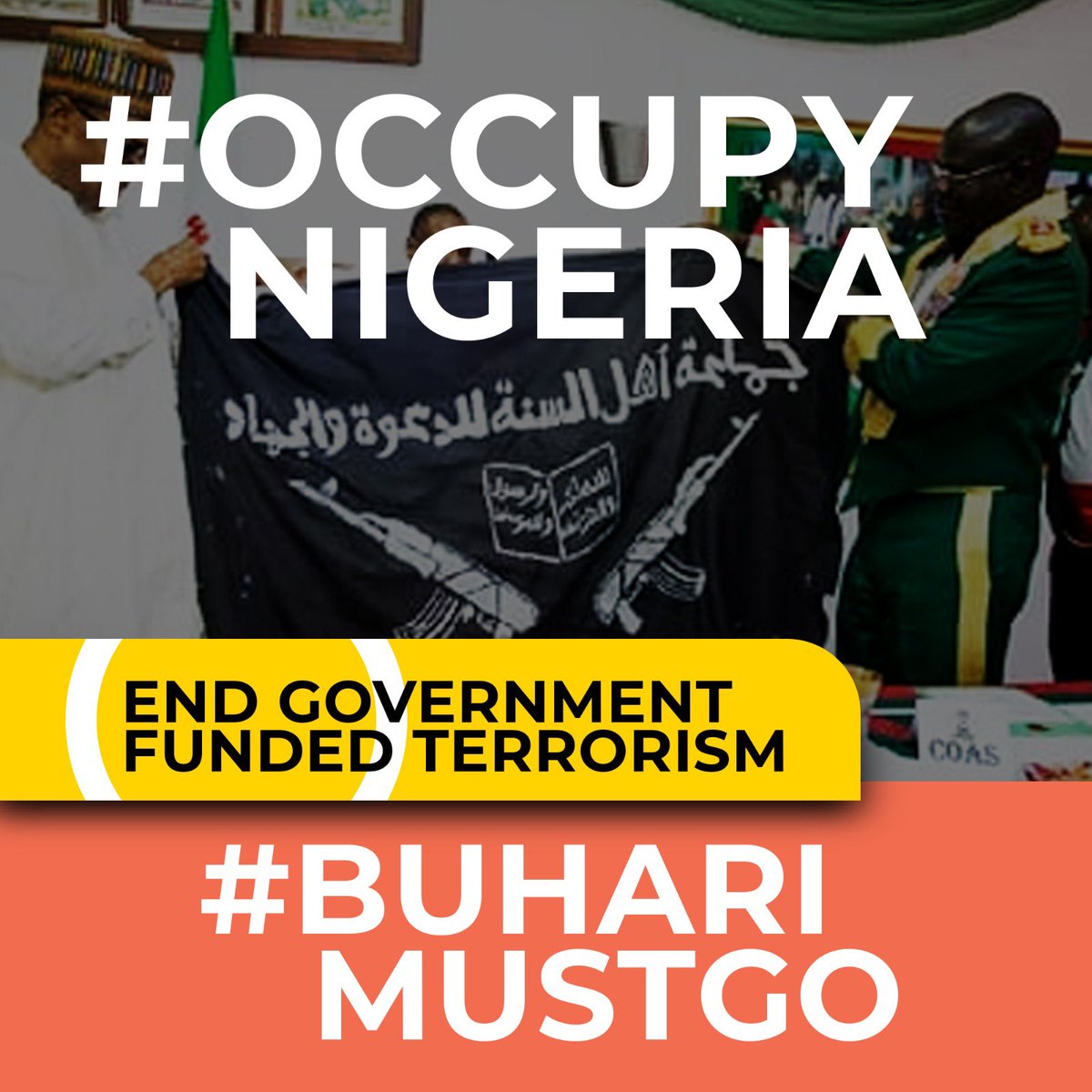 sowore's tweet photo. #BuhariMustGo   PRINT &amp; PASTE these posters for massive circulation nationwide #wearetired #OccupyNigeria #RevolutionNow https://t.co/yx3VPtXUfj