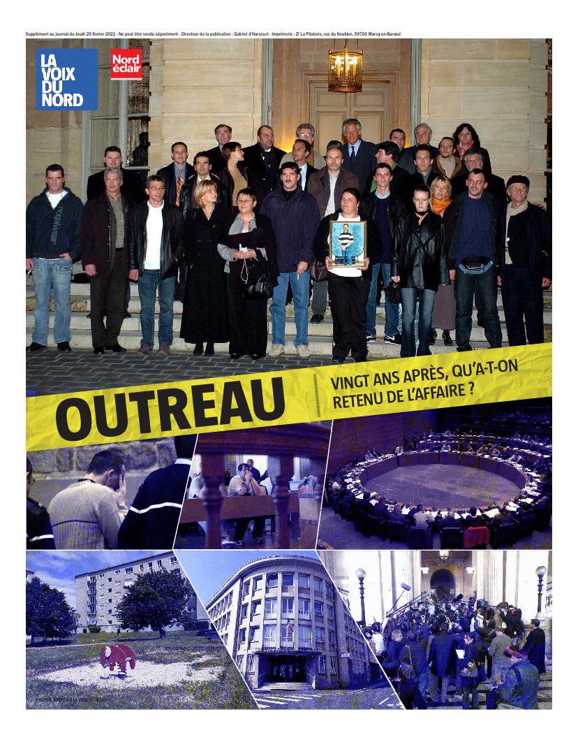 jeanmarcriviere's tweet image. Exclusif - Que reste-t-il du fiasco qu’a été l’affaire judiciaire et médiatique dite d’Outreau vingt ans plus tard ? Quelles leçons ont-elles été retenues ? Un supplément de 12 pages dans @lavoixdunord avec une itv de @E_DupondM par @edussart