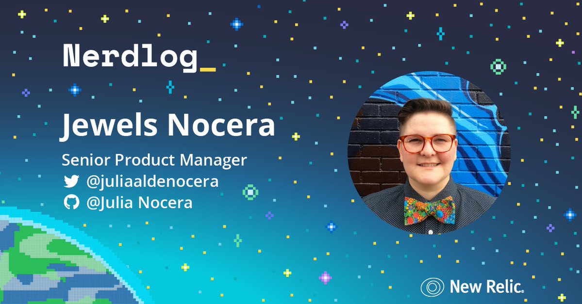 newrelic's tweet photo. Learn how to build custom visualizations (that look as snazzy as Jewels' bow tie 🎀) which you can add to your New Relic One dashboards.

@juliaaldenocera shows us how on today's #Nerdlog at 12 p.m. PT: https://t.co/qZJdJVTMBN https://t.co/HwcKKa3Fe9