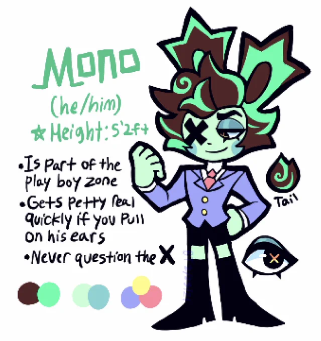 Simple ref sheets of my new ocs oop 