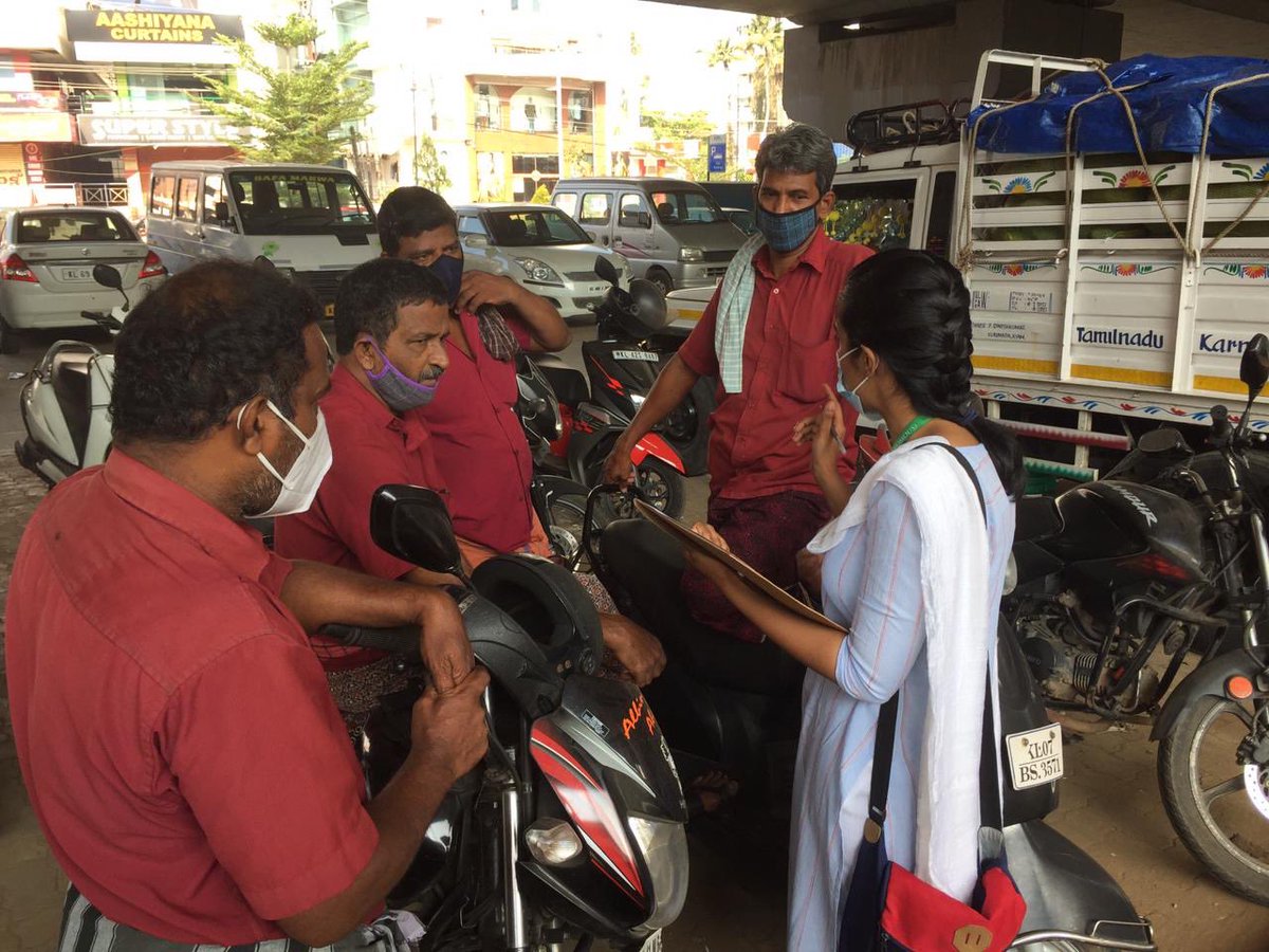 AdvJebiMather's tweet photo. As part of making Aluva Municipality Budget more participatory and a “Need Based Budget” , MSW students of Rajagiri College of Social Sciences did survey in Aluva &amp; they shall be submitting a report on Aluva’s priorities. 

#OurAluvaOurBudget https://t.co/UM7CNqidXm