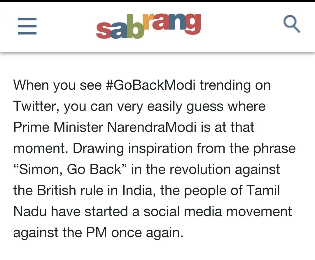 kaajalActress's tweet photo. When you see #GoBackModi Trending on Twitter, you can very easily guess where PM  is at that moment.

#GoBackModi Trends on Twitter as the #TNHatesModi Visit. https://t.co/e9Rpep9z0f