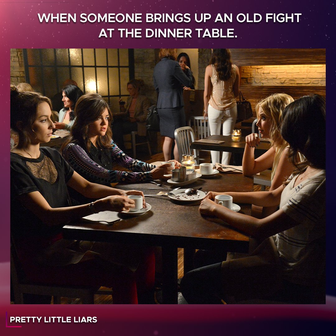 colors_infinity's tweet photo. Join our #PrettyLittleLiars for a late dinner tonight.
Watch @PLLTVSeries at 11 PM, Mon - Fri on #ColorsInfinity
#PLL #PLLOnInfinity #Drama #TVSeries https://t.co/UvIFN2blw3