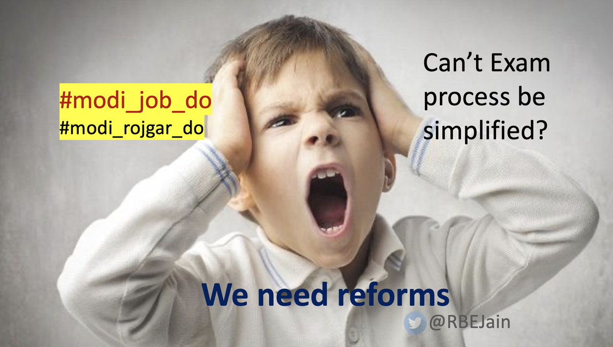 #modi_job_do
#modi_rojgar_do 
Simplify exam process. We need reforms.