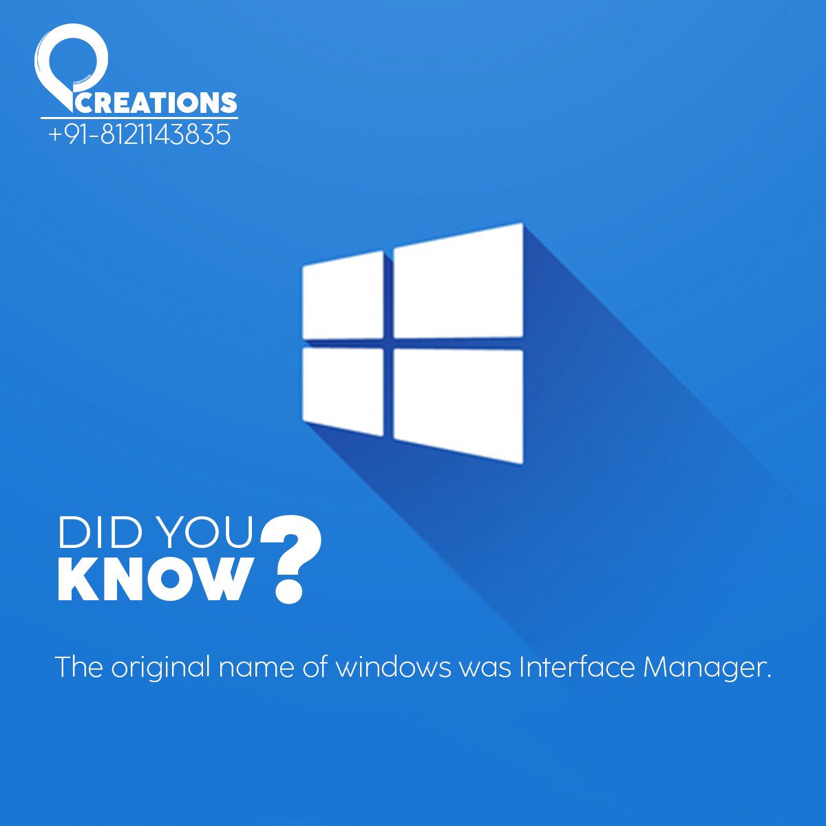 panumur's tweet photo. Did you know ?
#windows #Webdesigner #userinterface #interfacemanager #graphicdesigner #didyouknowfacts https://t.co/Fab40O9CXw