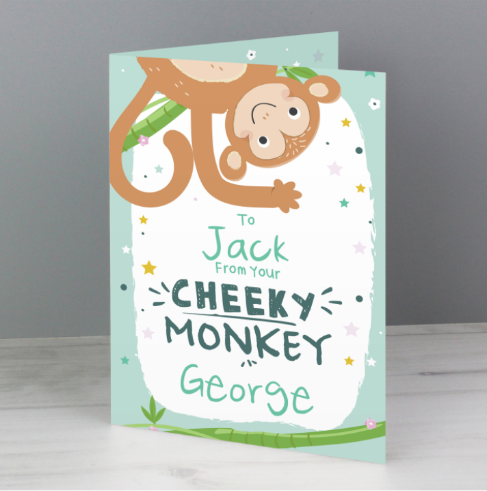 Personalised From Your Cheeky Monkey Card
duckandhive.co.uk/product-page/p…
#mothersday #mothersdaygifts #mothersdaycards
