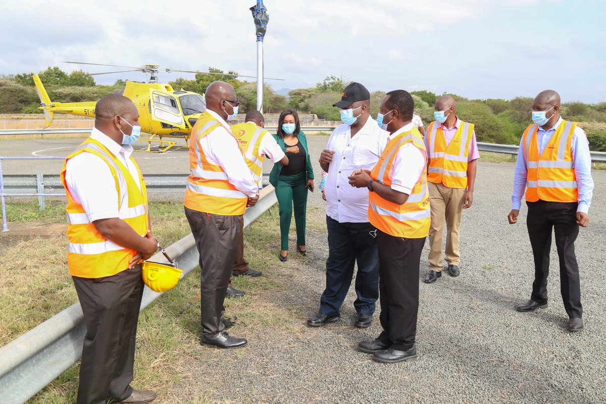 KenGenKenya's tweet photo. KenGen Chairman, General (Rtd) Samson Mwathethe yesterday visited the eastern hydro’s as part of his familiarization tour to KenGen Operations as well as officiate the opening of the hydro plaza.  #EnergyChampion #RenewableEnergyKE ^EM https://t.co/K3Cqecg3Wl