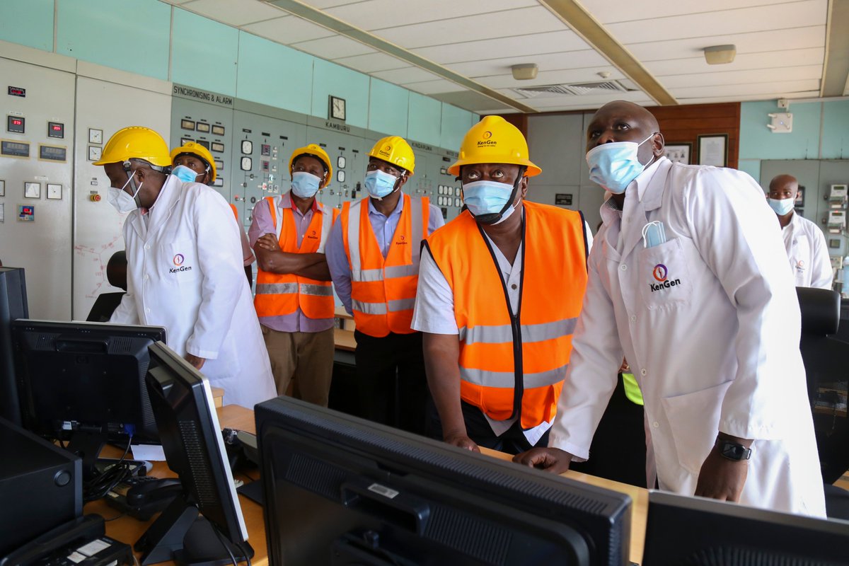 KenGenKenya's tweet photo. KenGen Chairman, General (Rtd) Samson Mwathethe yesterday visited the eastern hydro’s as part of his familiarization tour to KenGen Operations as well as officiate the opening of the hydro plaza.  #EnergyChampion #RenewableEnergyKE ^EM https://t.co/K3Cqecg3Wl