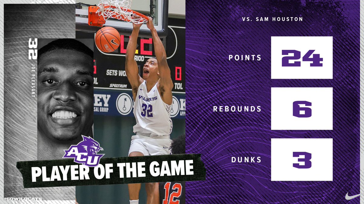 ACU_MBB's tweet photo. Joe Pleasant lived above the rim tonight!
#GoWildcats #TwitterlessJoe https://t.co/iHlWXw2aya