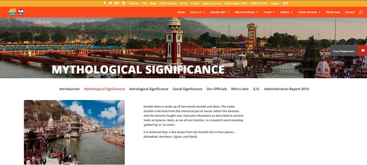 pvnsharma8's tweet image. Please remove the word "Allahabad" under the "about us" section in "mythological significance" in haridwarkumbhmela2021.com website and replace with prayagraj as this is mentioned in vedic scriptures. @tsrawatbjp @myogiadityanath @thekumbhyatra @ukcmo @cmo_uttarakhand @AchAnkurArya