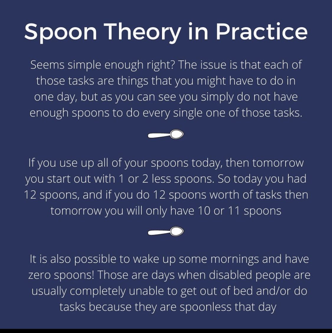 kaekaecurtis's tweet image. here’s a visual depiction of spoon theory, i made for my IG a while ago! instagram.com/p/CGOUDQThtaV/…