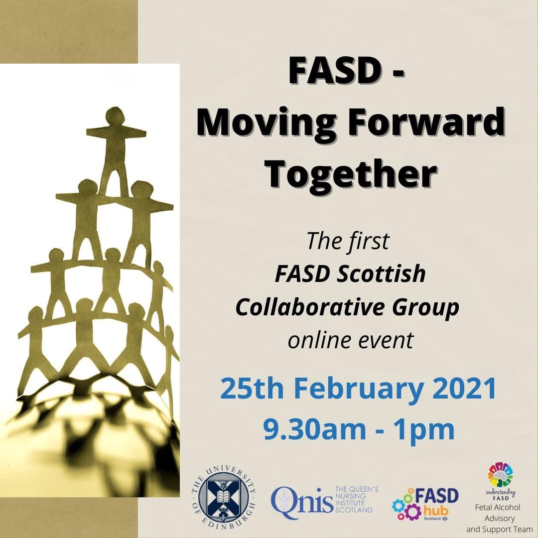 FasdhubScotland's tweet photo. We are excited for today. Looking forward to hearing from great speakers from across Scotland. @fasdadvisoryaaa @FASDPhDresearch @QNI_Scotland @SGChildMaternal @MoiraPlant #fasdtogether https://t.co/DnYvL12niz