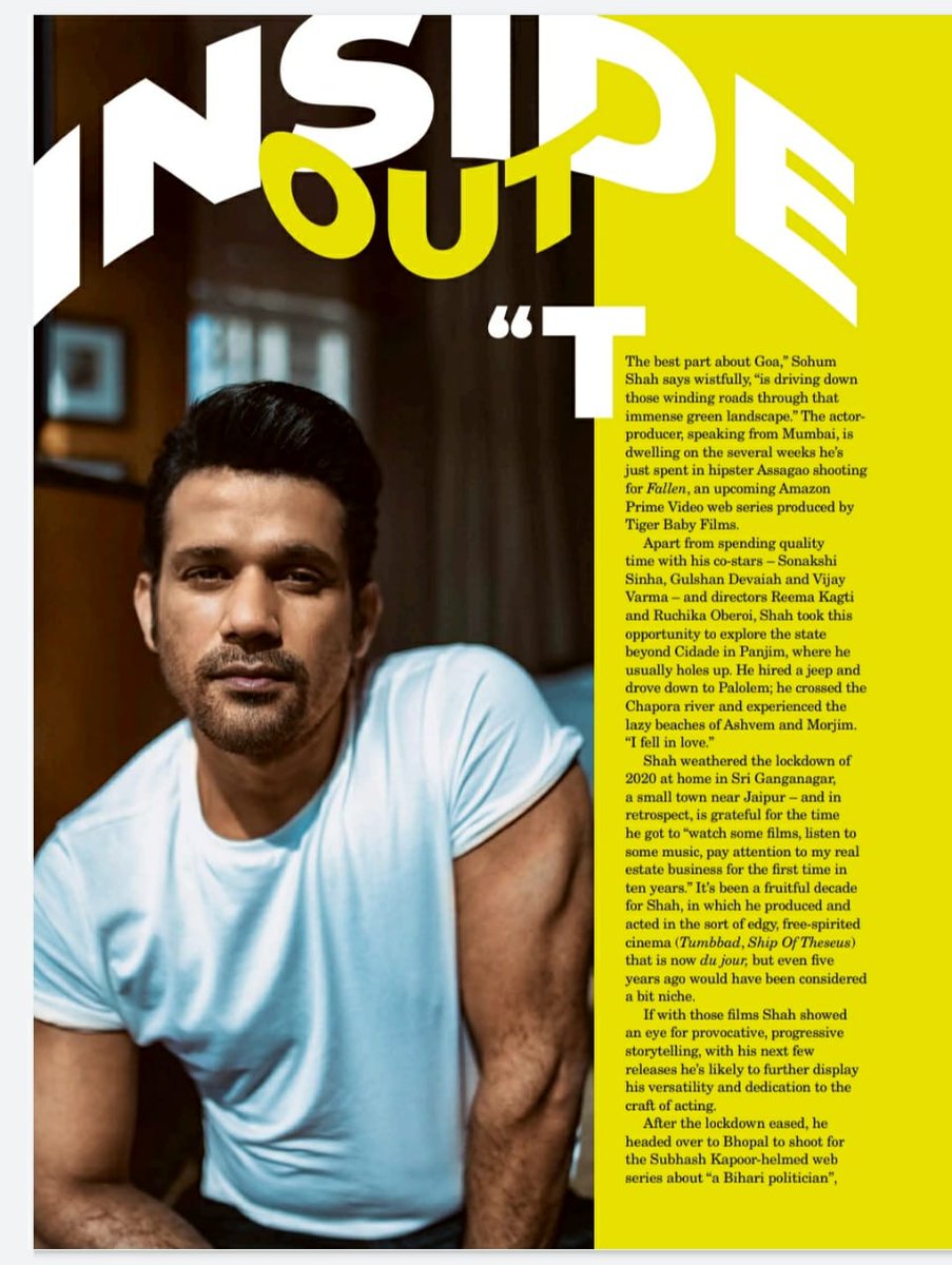 s0humshah's tweet photo. I gave @gqindia a quick recap of how I spent 2020. Want to know more? Check out the #FebIssue! https://t.co/Wh84WRVnIS