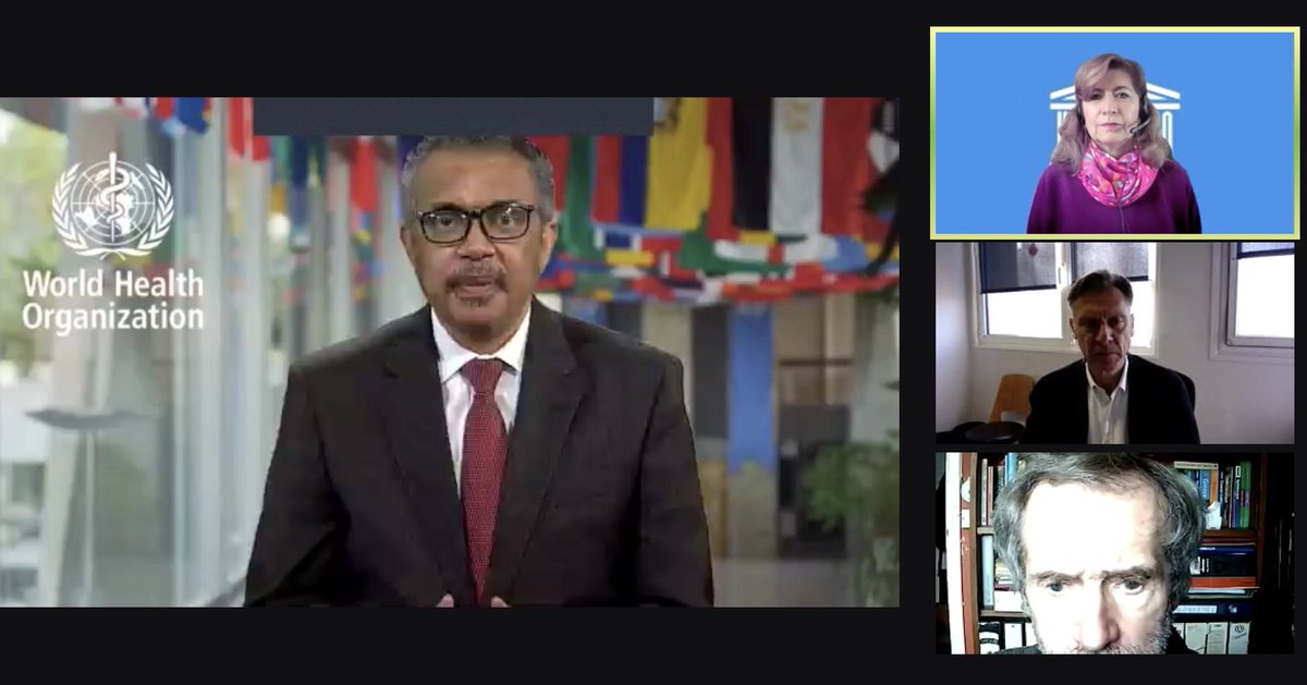 Great to be with @DrTedros, @AAzoulay, @JeffDSachs, @ppverbeek, Hervé Chneiweiss & Alejandra De Belli to deliver @UNESCO’s call for #VaccinEquity.If we don't change gears, we will extend the life of the pandemic with massive health, social & economic cost! https://t.co/Uzi3pv6iFu https://t.co/iEfxBIPDia