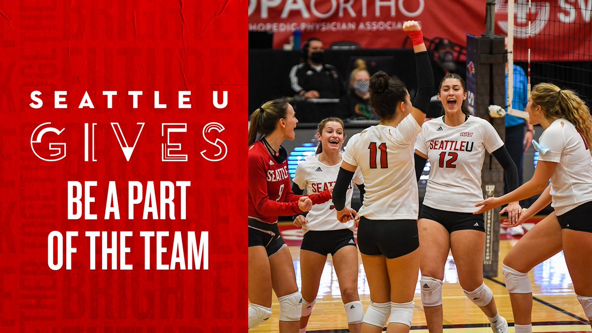 YAAAAAAY!! #SeattleUGives is today!

Join the team and make your to your gift to #SeattleUVB👇 
seattleugives.seattleu.edu/volleyball

#TogetherWeSoar