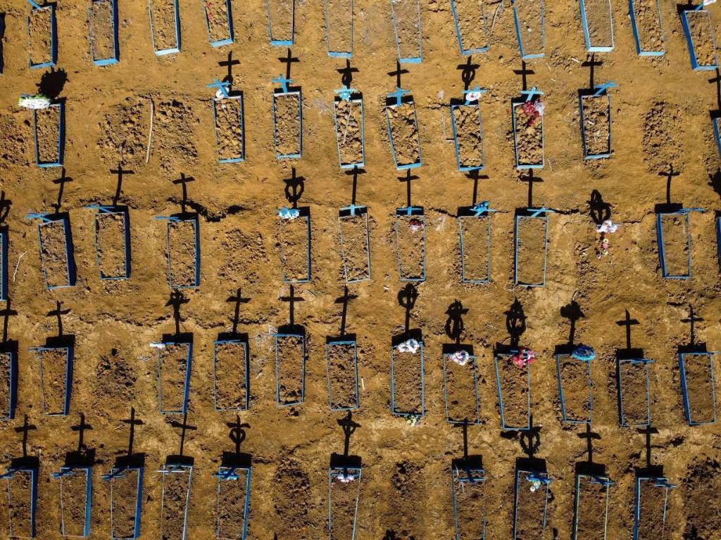 28 mortes/hora. Covid-19 já é responsável por aproximadamente 13% das mortes no Brasil.
