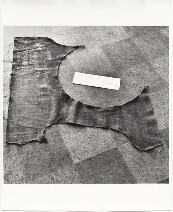 Yoko Ono. Painting to Be Stepped On, 1960/1961 