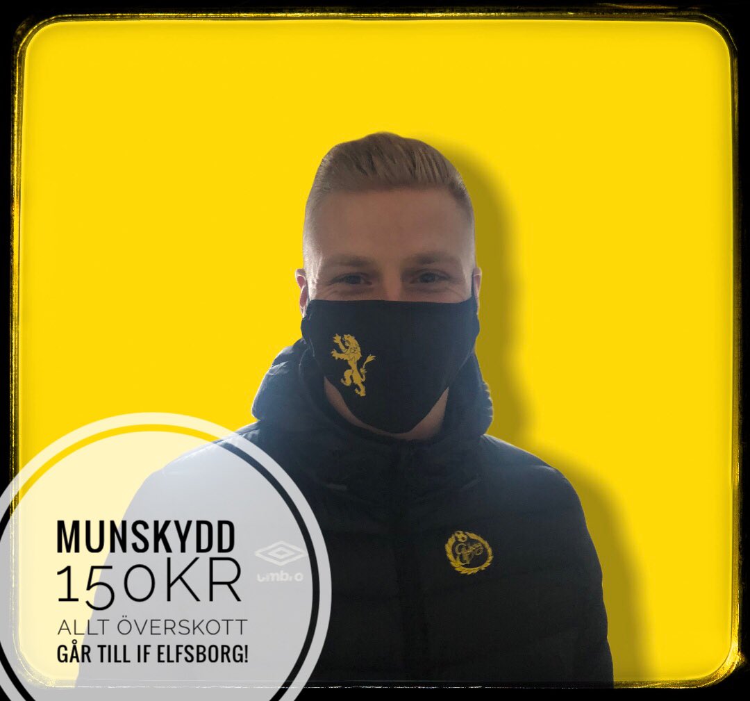 Gör som <a href="/PerFrick/">Per Frick</a> ! Skaffa ett munskydd! Allt överskott går till IF Elfsborg! DM vid intresse!  #elfsborg