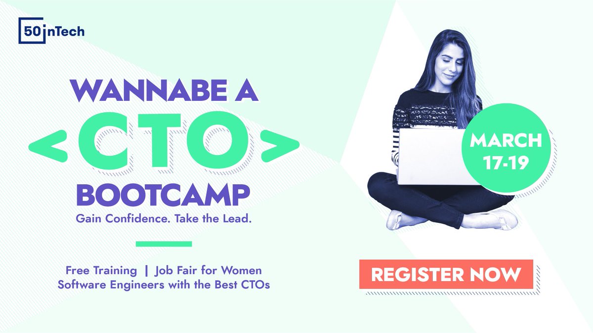 HannahBrk's tweet image. 99% des #CTO en Europe sont des hommes.
@50inTech propose un #bootcamp pour les femmes qui veulent se lancer 💪.

50intech.com/wannabe-a-cto-…