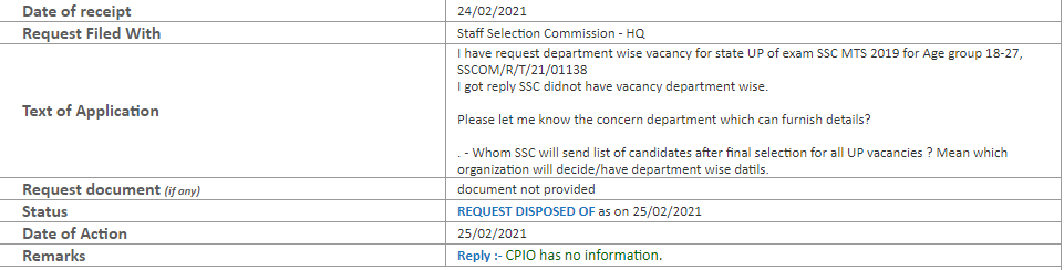 doesntm61472569's tweet photo. #modi_job_do
Ssc didn't know which department have vacancy, they have to give result on 5 march. they don't have information where they will send list of students. what is this ? https://t.co/bGmNMSlJrJ