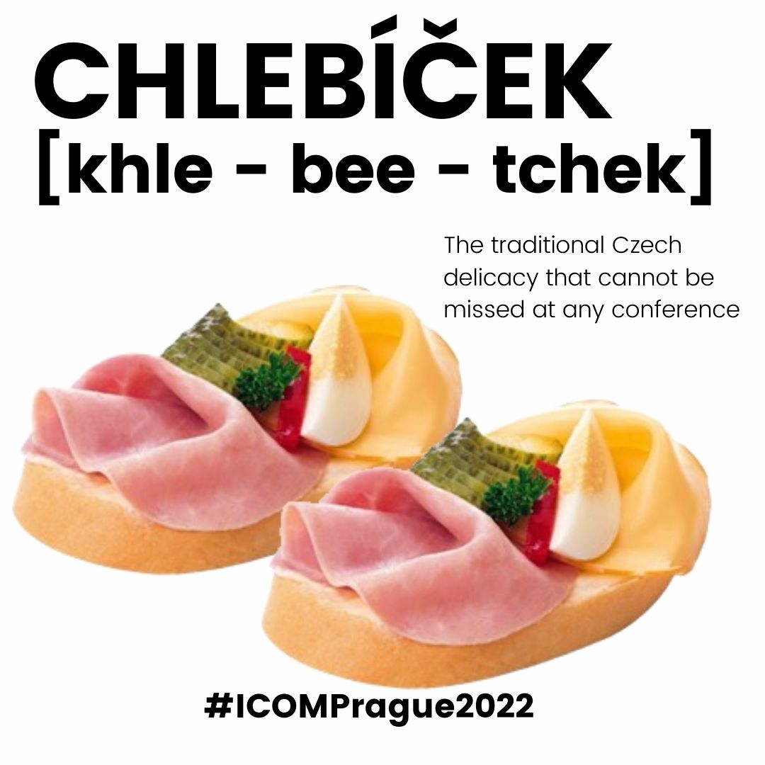 Even if it's just for a "chlebíček", it's worth attending an #icomprague2022. 😍😍😍 😆 😉

<a href="/CzechIcom/">ICOM Czech Republic</a> <a href="/IcomOfficiel/">International Council of Museums (ICOM)</a> #icomofficeil