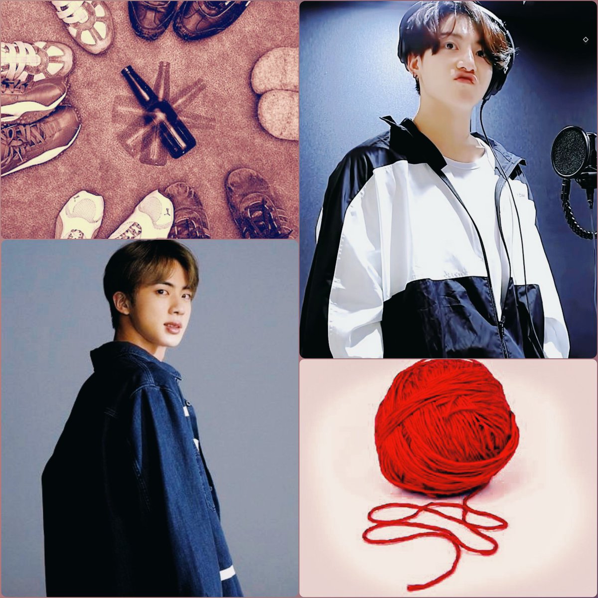bookumbap's tweet photo. #Jinkook au

 — Mission Impossible (?) —

Tiap kali bermain 'truth or dare', maka Seokjin akan selalu memilih 'dare' karena ia buruk dalam tes kejujuran. Dan tantangannya adalah misi tiga puluh hari 'mendekati' seseorang yg terjatuh pertama kali akibat benang merah. https://t.co/irwOxzmSD0