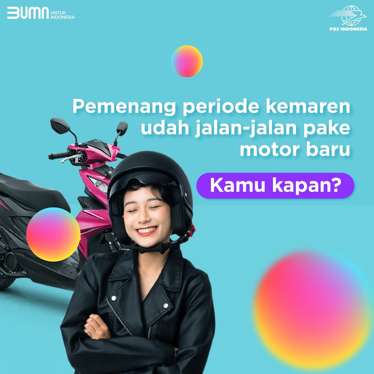PosIndonesia's tweet photo. Buruan bertransaksi di Pos Indonesia, kirim paket yang banyak dan bayar ongkirnya pakai Posgiro Mobile!
Masih ada Saldo Posgiro Mobile, Motor dan Mobil nungguin kalian ambil..
.
#PosIndonesia
#Qitadekatkan
#PosCustomerReward
#PosgiroMobile
#KirimPaket #KirimBarang https://t.co/K71O2tocOb