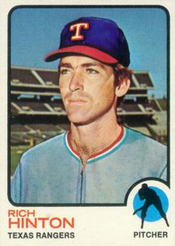 PaintedCap's tweet photo. Rich Hinton
1973 #Topps #321
Artist’s Motivation: Purchased by #TexasBaseballTeam from @Yankees, 9-7-72.
#ToppsArt Techniques: Velour cap effect (VCE), Collar-neck transition (CNT), Zipper construction (ZC).
#RacistTeamName  https://t.co/TzgNBroBhV https://t.co/ahQgPesXGW
