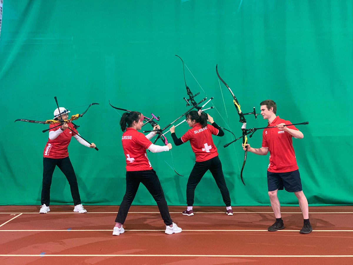 Our youth national team. Photo: Maxine Pichonnaz

#lavilin #swissarcherylife #loterieromande #erreàsport #dgparc #swisslos