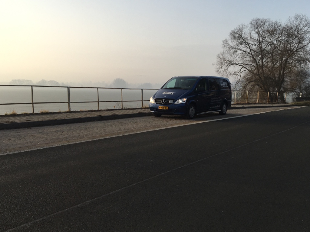 Ritje Tsjechië bracht me net op deze mooie maar koude plek 🥶. Gisteravond heen, vanmiddag weer naar huis (wachten op reparatie aan gebrachte machine) #trotsopvervoer