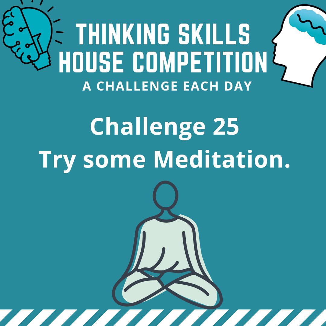 ReddenCourt's tweet photo. ๐จChallenge 25๐จ A Wellbeing task will help get you in a positive mindset and gain you a housepoint. #winwin #thinkingskills #positivethinking #competitionisclose #whoisgoingtowin https://t.co/3gcRay44GD