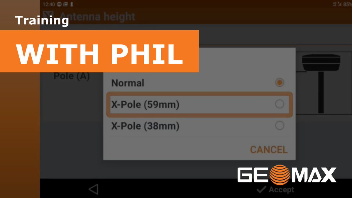 GeoMax_UK's tweet photo. [🎓Training with Phil🎓]
In this video, Phil is showing you how to set up your station using the X-Pole functionality on X-PAD Ultimate 

https://t.co/mRJn2wodbI

#GeoMaxCommunity #GNSS #XPADUltimate https://t.co/q0Kxnj7mmF