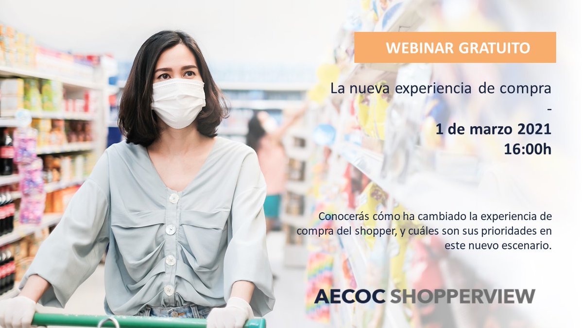 ShopperView's tweet image. 🟢Nuevo #webinar de ShopperView. Conocerás cómo ha cambiado la experiencia de compra del shopper, y cuáles son sus priodidades en la nueva normalidad.
Inscríbete aquí 👉 cutt.ly/Tlw2WAc