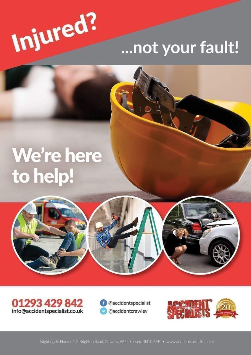 At Accident Specialists we deal with the process for you and guide you through the claims process to the very end.  . Our aim is to obtain the maximum compensation for you and help you back to recovery