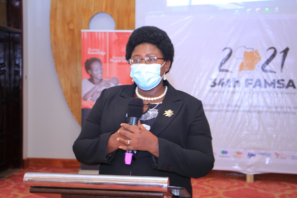 Hon. Dr. Joyce K Modiku, Representative Government of Uganda 

“You can't achieve alone in health care, we therefore work in togetherness. It's this which will bring about sharing skills and new innovations”
#Tech4Health 
#34THFAMSAGA