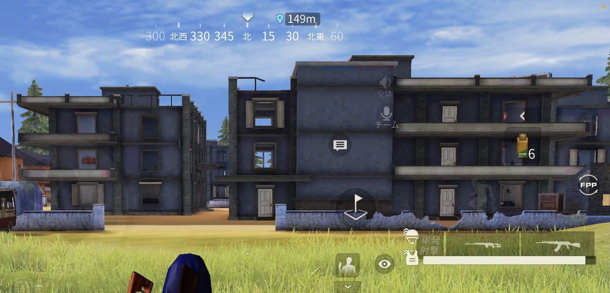 Ran 荒野行動 旧マップ 激戦野原 建物デザイン変更 マンション非対称な作り 屋上裏手から地上まで降下できた箇所が無く ぐるりとバルコニーが設置され 裏手出入口の場所も変更 正面入口右手の小部屋は全ての階 ドアが無くなりどん詰まりに また場所