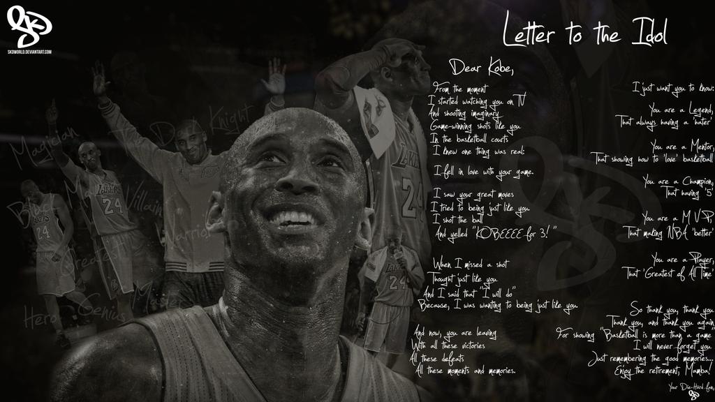 Chris19gedeon1's tweet photo. Letter to the idol. #KobeBryant #Kobe #KobeForever #MambaForever https://t.co/xpxMLAKKxg