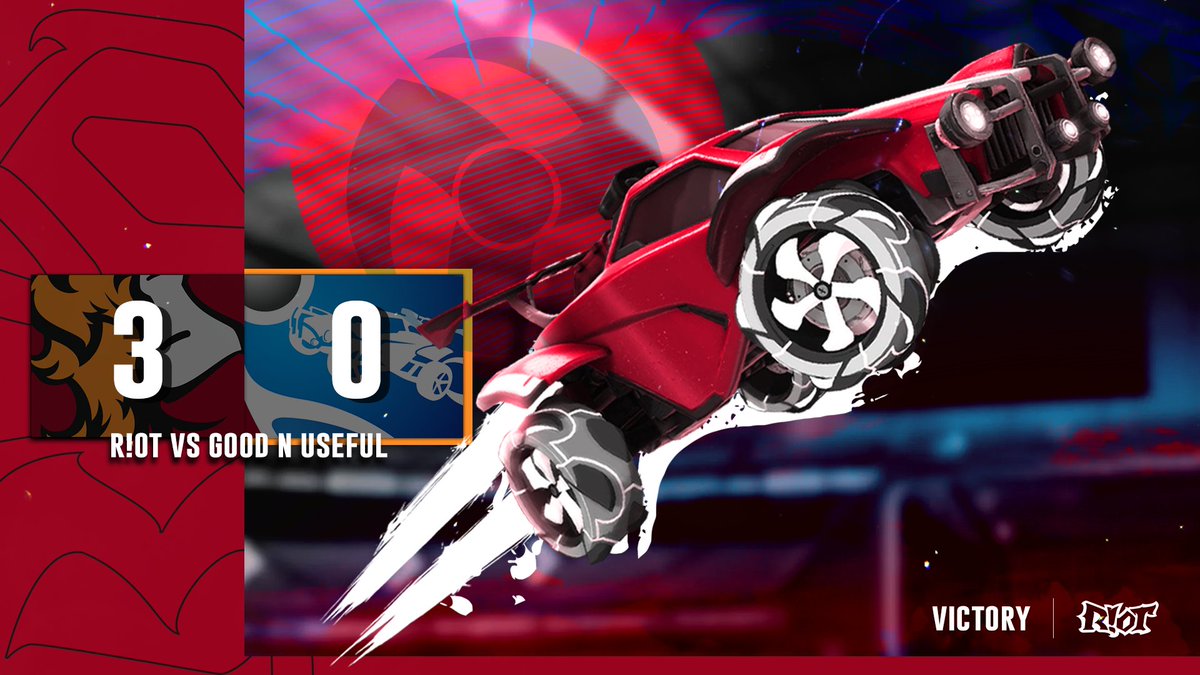 RIOTGamingGG's tweet photo. We take down #GoodandUseful 3-0 and now move onto Playoffs of #RLOMasters.

https://t.co/kDVOSt2QRK
https://t.co/8fkWmimVqf 

#LetsStartARIOT🔥 https://t.co/R6KZiUB13J