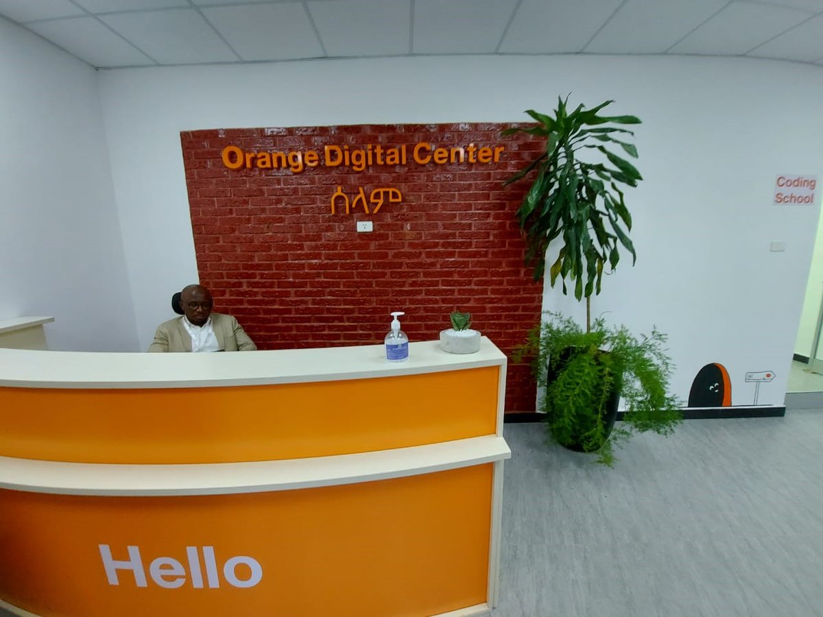 orangeafrica's tweet photo. With the support of @giz_gmbh and @BMZ_Bund, we launch an #OrangeDigitalCenter in #Ethiopia, the 3rd in the #Africa and #MiddleEast region, to train young people in #digital technology and boost their employability ! 👏🏿😃 https://t.co/YyenjUydzv