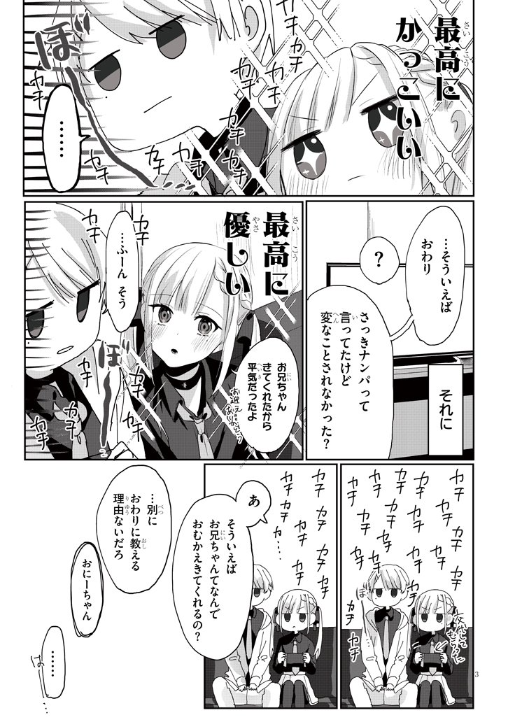 【創作漫画】シスコンとブラコン(1/2) 