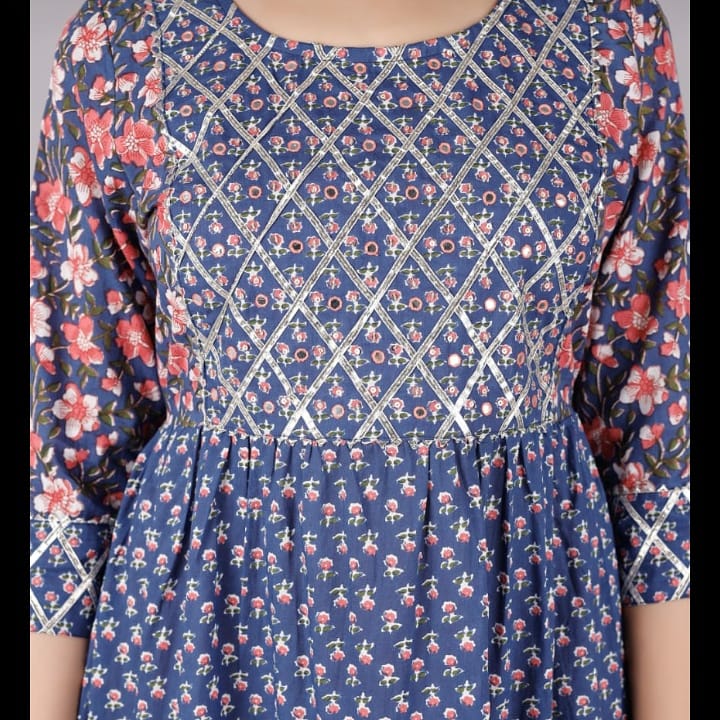 HaatWrld's tweet photo. A++
Printed  cotton layered dress for summers with gota work and fabric tassels .
Swipe for detailed pics .

Price - 1490/-
Size - M to XXL
Fabric - Cotton 
Premium quality product .

#layereddress
#dresstoimpress
#gotaworkinindia #gotalace #threelayered #tierdress #cottondresses https://t.co/DGjQE0d4lZ