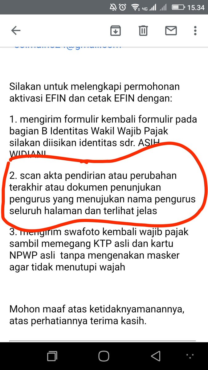 SoimulHidayat's tweet photo. Selamat siang admin @pajaksmgbarat kami bermaksud mengajukan aktivasi Efin untuk lembaga TK PGRI 79 Tambakaji Ngaliyan dan kami kesulitan melengkapi syarat no 2,mohon kebijaksanaannya, https://t.co/zB34wUNuWY
