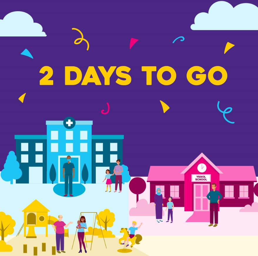 MonHealthySch's tweet photo. Don’t forget, in two days, hospital grounds, children’s playgrounds and school grounds will be smoke-free in Wales.

Smoking in one of these smoke-free spaces from 1st March 2021 could result in a £100 fine.

For free NHS support to quit smoking contact @HelpMeQuitWales. https://t.co/UdERwpTye6