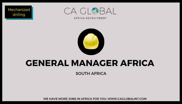 CAGlobal_Jobs's tweet photo. #JobinSouthAfrica: GM Africa (Mining)! This role requires a significant amount of international travel within the region and across entities.
To apply and see the full job spec, click here: https://t.co/Z6KteavmqO
#MechanizedMining #CAGlobalJobs #MechanizedDrilling #GMJobs https://t.co/TbuSb2JNe7
