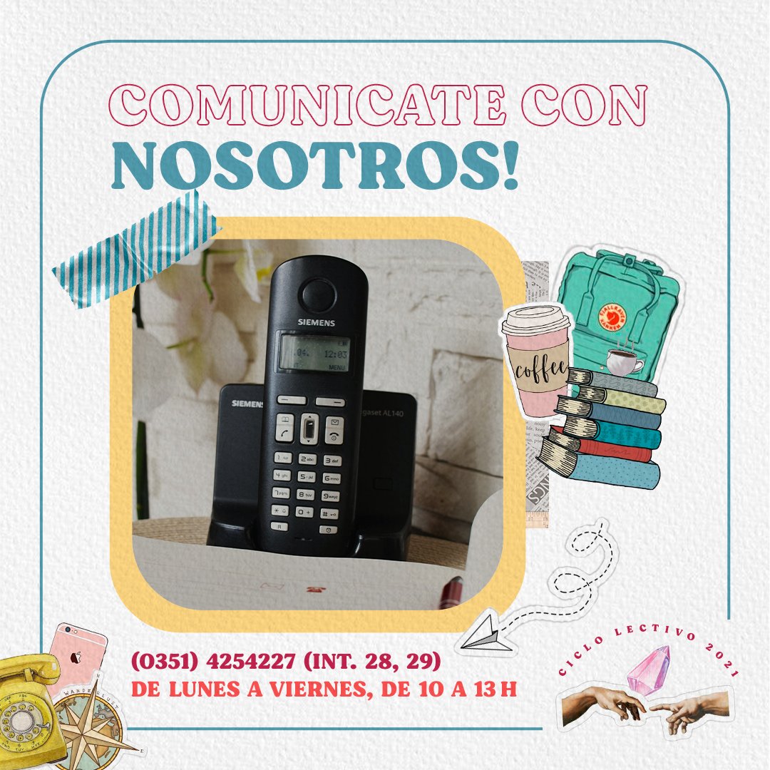 CitaConLaVida's tweet photo. 📌 #IBCV Queremos contarte que las inscripciones para el Instituto Bíblico Cita con la Vida ya están abiertas.
📞📲 Podes comunicarte con nosotros por teléfono al 0351 4254227 (Interno 28, 29) de lunes a viernes de 10 a 13hs.
¡Si tenes alguna duda, llámanos! https://t.co/f7Jyry9UeJ