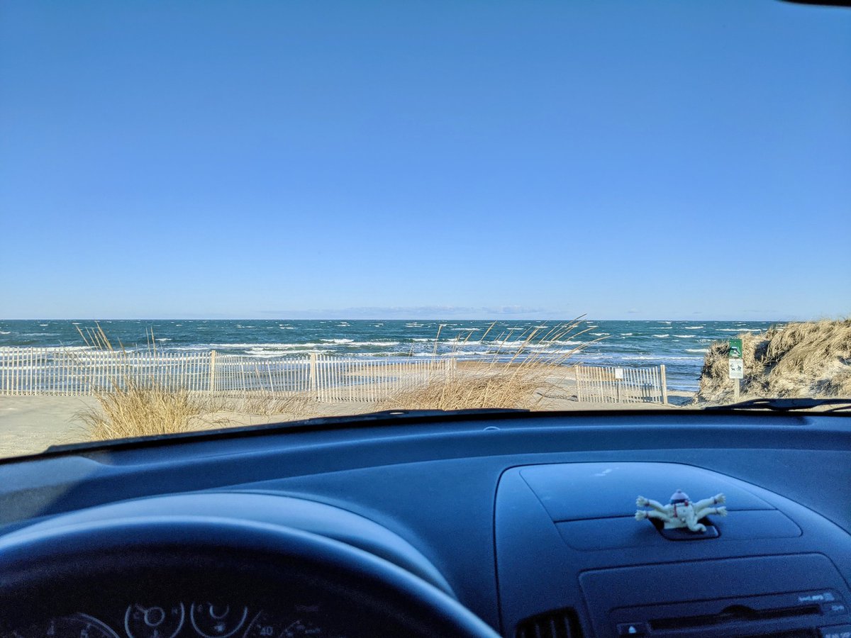 high tide Skaket Beach / jelly donut and coffee / sitting with Ganesh // #ganesh #beach #CapeCod #OrleansMA #haiku #senryu