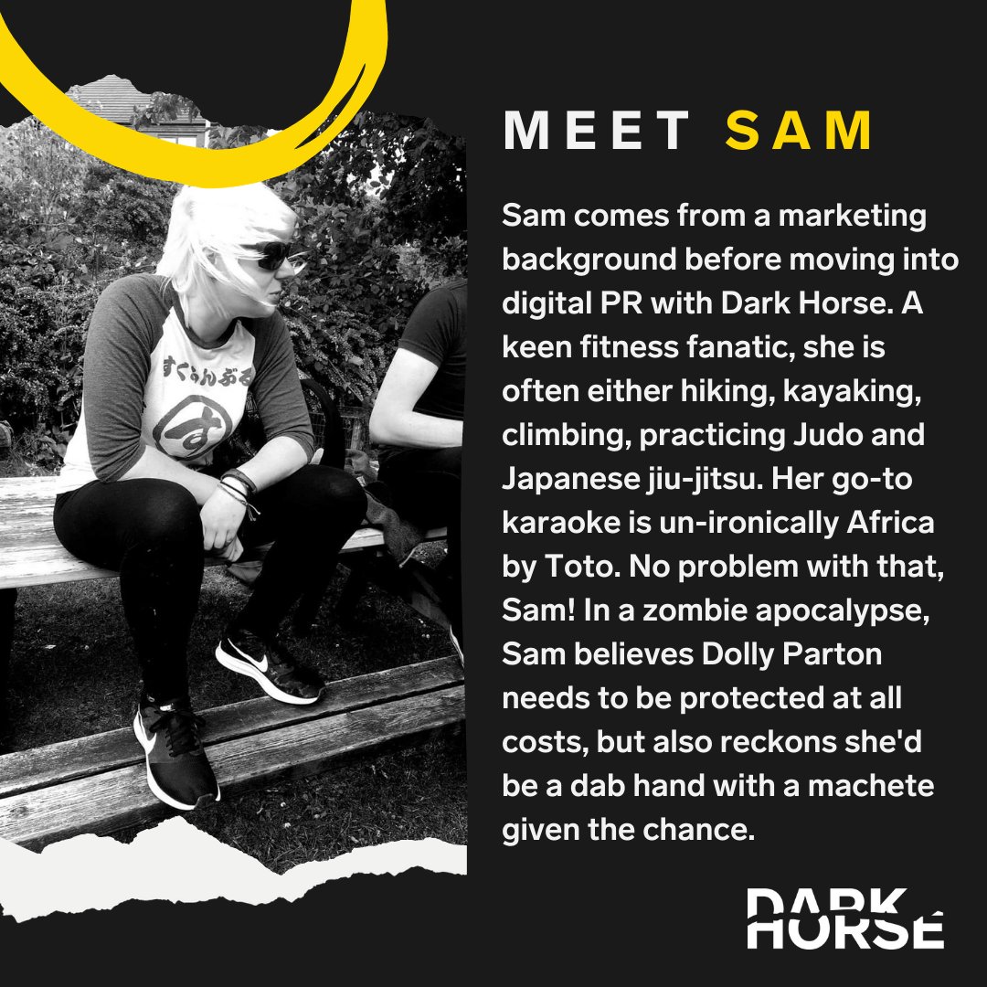 Meet Sam. She is our Digital PR Manager. A confident researcher able to leverage critical thinking skills, if you need PR and content, she's your person.

Come say hello to Sam! She's a really lovely person.

#SEO #contentwriting #digitalpr #pr