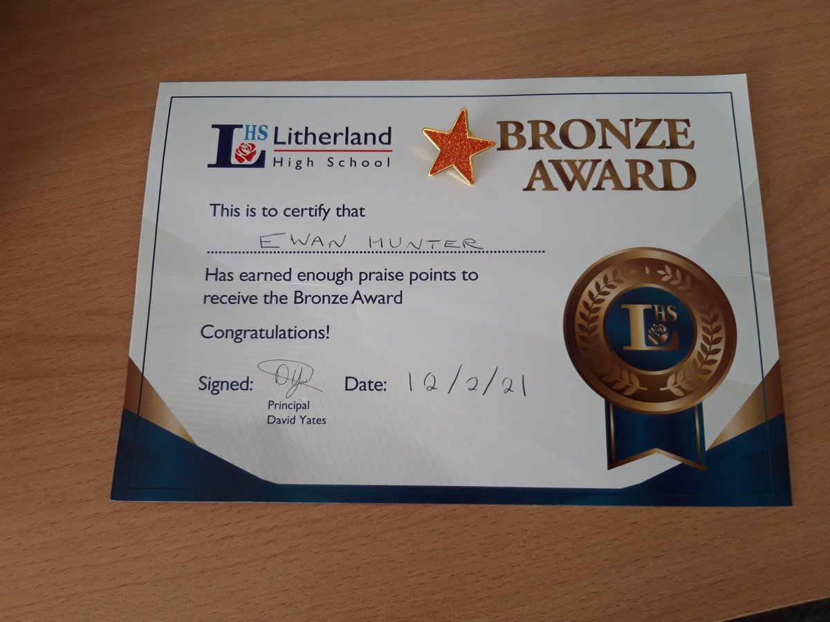 EmmaHunter79's tweet photo. @LitherlandHigh a nice little arrival for Ewan in the post on his 13th birthday #ILoveLivo #LivoFamily #PraisePoints #Bronze https://t.co/wRjgXltcPM