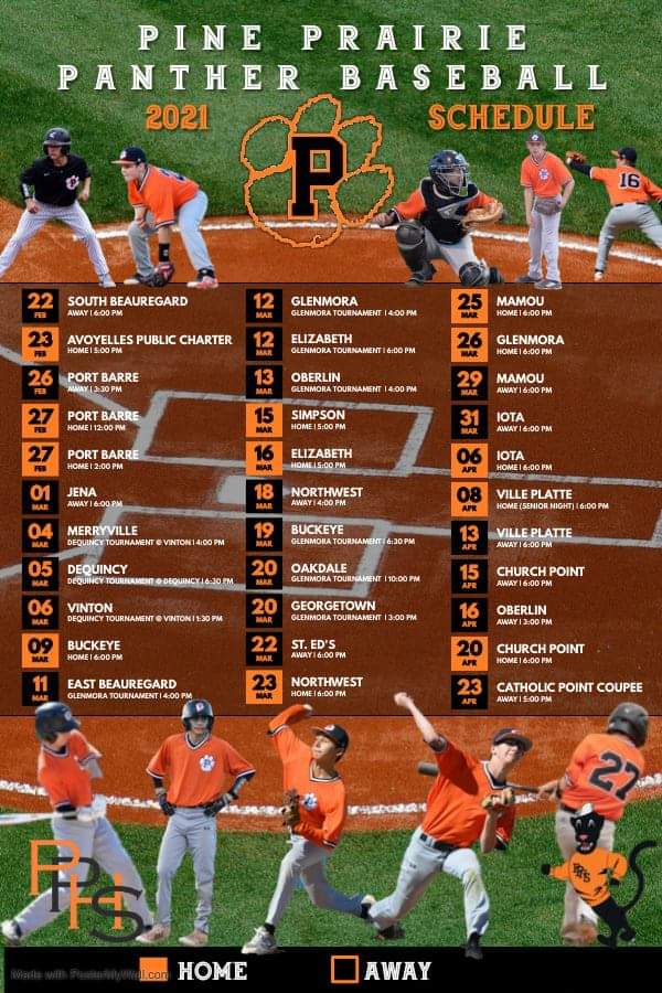 Pine Prairie High School Baseball tweet media