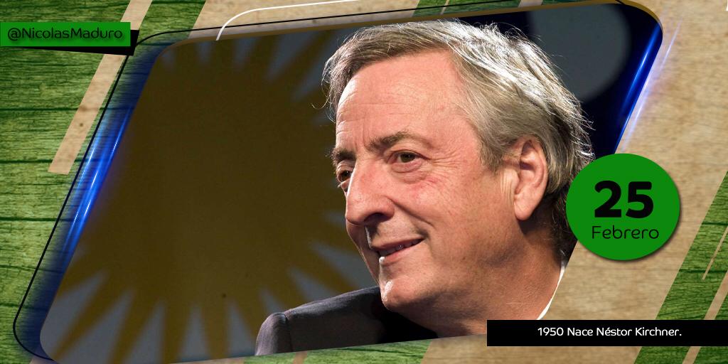 Conmemoramos el 71° aniversario del natalicio de Néstor Kirchner, amigo y hermano de tantas batallas. Se dedicó en cuerpo y alma a defender la causa del pueblo noble, y nosotros tenemos el deber histórico de enarbolar sus banderas de unión y dignidad para vencer. ¡Néstor Vive!